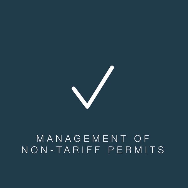 Management of non-tariff permits EAL