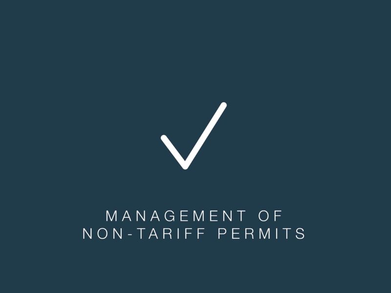 Management of non-tariff permits EAL
